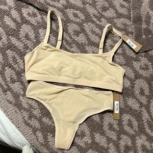 Skims bralette and matching thong